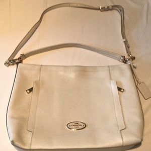 Coach off white shoulder bag